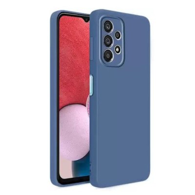 Husa Samsung A13 4G a135 Silicon Matte Dark Blue foto