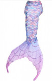 Costum de baie Sirena THK&reg;, Albastru/Roz deschis, 140 cm