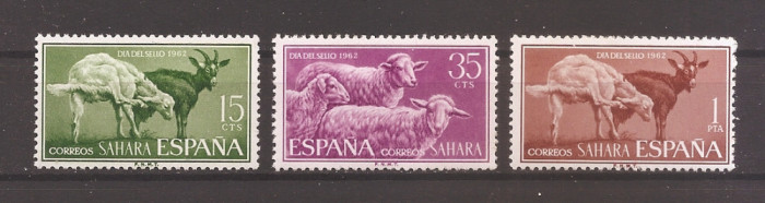 Sahara Spaniola 1962 - Ziua timbrului - Animale de fermă, MNH