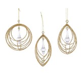 Cumpara ieftin Decoratiune - Iron Wire Hanger - Light Gold - mai multe modele | Kaemingk