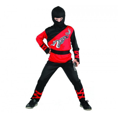 Costum Dragon Ninja pentru copii, 5 Piese 100% Polyester foto