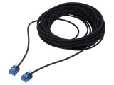 Cablul Patch U/UTP 6a Cu LSZH Negru 10m 32AWG, Goobay