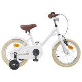 vidaXL Bicicletă pentru Copii 12 Inci pentru 2-4 ani Alb 42009205