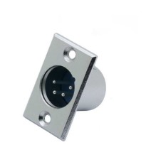 Mufa XLR tata montaj foto