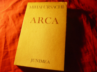 Mihai Ursachi - ARCA -Ed.1979 ,prefata St.Augustin Doinas ,224pag- Poezii foto