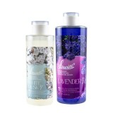 Set L&rsquo;ousia Relax &amp;amp; Calm 400g + 200g &ndash; Lavender &amp;amp; White Musk, parfum de rufe concentrat, persistent