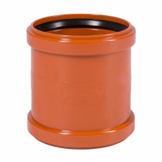 Țeavă canalizare 315 mm, mufă dublă KGMM DN/OD 315, racord canalizare PVC