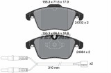 Set placute frana TEXTAR 2433201