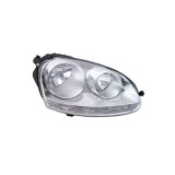 Far VW Golf 5 (Hatchback / Combi) 10.2003-05.2009 Jetta 05.2004-09.2010 Hella partea Dreapta tip bec H7+H7 clar cu reflector argintiu