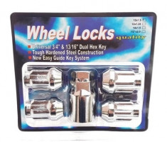 Set Prezoane Antifurt Wheel Locks M14X1.5 foto