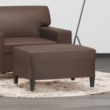 VidaXL Taburet, maro, 70x55x41 cm, piele ecologică