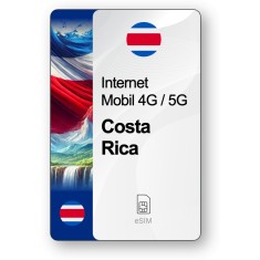 eSIM Internet Costa Rica, valabil 15 zile, trafic Nelimitat, Premium