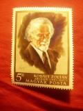Serie Ungaria 1968 - Pictura - Personalitati- Zoltan Kodaly , 1 valoare