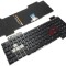 Tastatura Asus Alba Neagra cu Iluminare Rog FX505DU layout US fara rama enter mic, Neagra cu Iluminare Rog