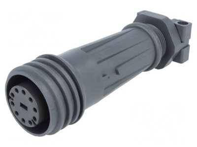 Conector Circular Mufă Mamă 10 PIN Alamă foto