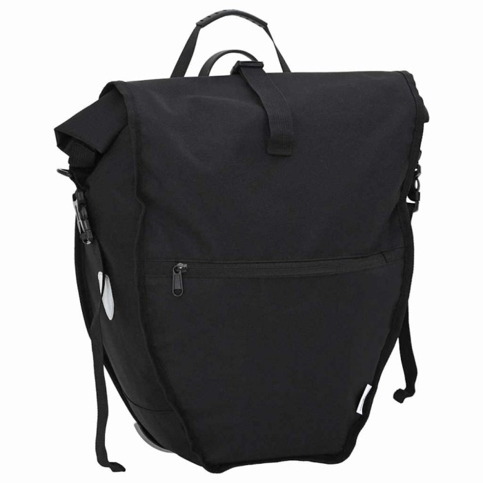 vidaXL Geantă de bicicletă Negru 32.5 x 17 x 57 cm Poliester
