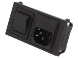 Conector AC soclu mamă 10A 250VAC