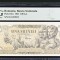 100 lei Dec 1947 PMG65 UNC bancnota gradata