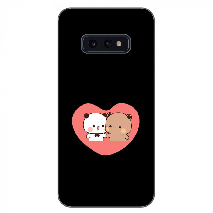 Husa compatibila cu Samsung Galaxy S10e Silicon Gel Tpu Model Bubu Dudu In Heart