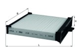 MAHLE LA 227 Filtru, aer habitaclu