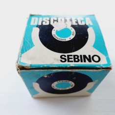 Discoteca Sebino, jucarie veche Italia, muzica pentru picup pt. papusi, colectie