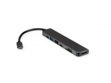 Docking station USB type C la HDMI 4K60Hz/2xUSB-A/USB type C/slot SD/TF + PD, Value 12.99.1136