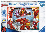 Cumpara ieftin Puzzle Avengers Iron Man, 100 Piese, Ravensburger