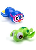 Magni Pull Up Bathing Animals Green Turtle &amp; Blue Penguin (3615/3617)