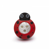 Lampă de veghe decorativă cu buton, model \&#039;Buburuză\&#039; 20273A, General