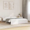 VidaXL Cadru de pat, alb, 140x200 cm, lemn masiv 815045