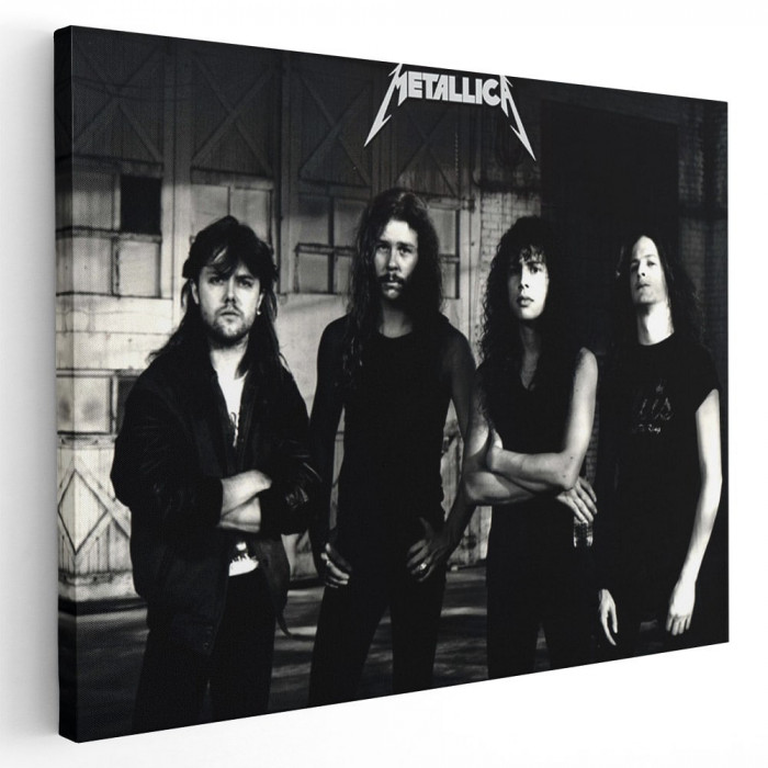 Tablou afis Metallica trupa rock 2296 Tablou canvas pe panza CU RAMA 70x100 cm