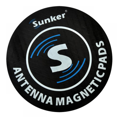 Pad magnetic antena auto SUNKER CB 16 cm foto