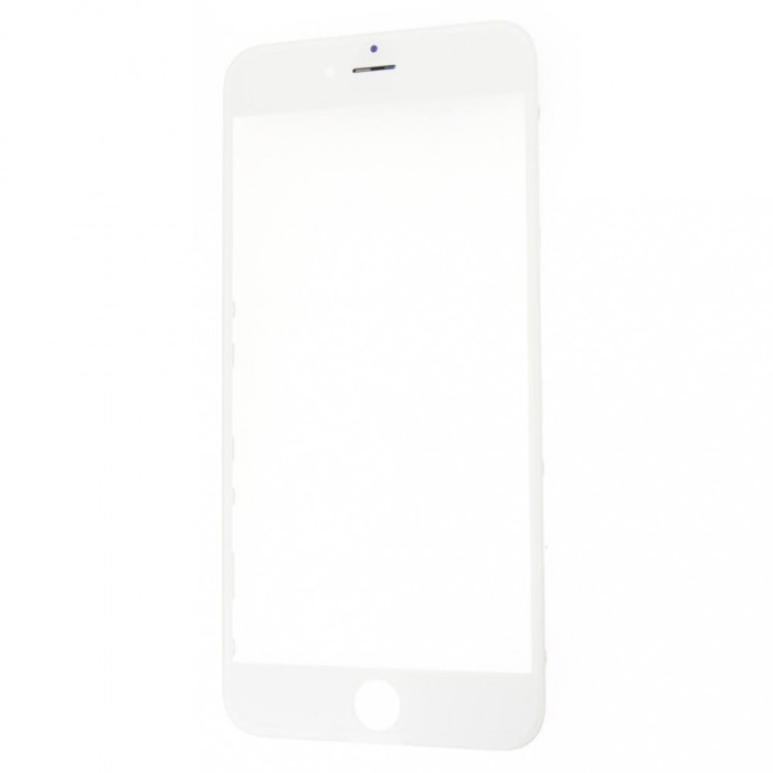 Geam Sticla + OCA iPhone 6 Plus, Complet, Alb