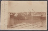 GALATI PORTUL 1919 MILITARA CELLOFIX POSTKARTE D.R.P.176323