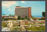 CPIB 24161 CARTE POSTALA - MANGALIA, HOTEL &quot;MANGALIA&quot;, CIRCULATA, 1986, STAMPILE, TIMBRU, Fotografie