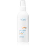 Ziaja Sun lapte bronzant cu pulverizator SPF 30 170 ml