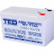Acumulator 12V, TED Electric High Rate, Dimensiuni 151 x 65 x 95 mm, Baterie 12V 7.1Ah F2