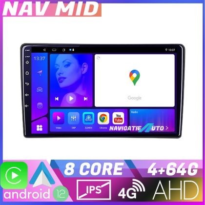 Navigatie VW Touareg 2002 2010 EDOTEC-LITE Android Ecran 720P Octa Core 4 64 Carplay CarStore Technology
