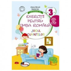 Culegere de exerciții pentru limba română Jocul cuvintelor Clasa a III-a - Paperback - Liliana Cătrună, Natalia Dan - Aramis