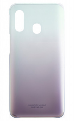 Husa Samsung EF-AA405CBEGWW plastic negru semitransparent degrade pentru Samsung Galaxy A40 (SM-A405F) foto