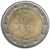 LUXEMBURG 2 euro comemorativa 2009 EMU (10 ani Uniune) - UNC, Europa, Cupru-Nichel