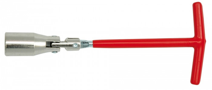 Cheie cu capat articulat pentru bujii 21 mm VOREL