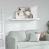 vidaXL Raft de perete Marmură albă 120 x 23,5 x 4 cm Lemn compozit 42019977