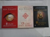 STALPII PAMANTULUI / O LUME FARA SFARSIT/ COLOANA DE FOC - (3 volume) -KEN FOLLETT