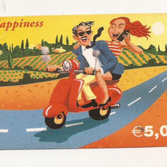CT2 -Cartela Telefonica -Italia - Prepaid Calling Card Company - Happiness 5 Eur