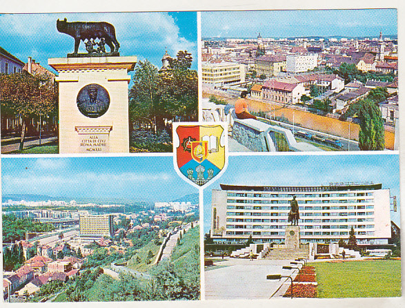 bnk cp Cluj Napoca - Vedere - necirculata - marca fixa