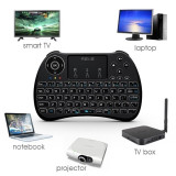 Mini tastatura iluminata, wireless cu touchpad, reiie h9+, Rii tek
