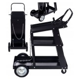 Carucior, suport pentru aparat de sudura cu 3 rafturi, sarcina maxima 60 kg, Kraft