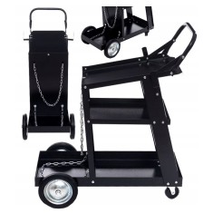 Carucior, suport pentru aparat de sudura cu 3 rafturi, sarcina maxima 60 kg, Kraft
