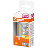 Bec LED LINE, R7s, 12W (100W), 1521 lm, lumina calda (2700K), OSRAM